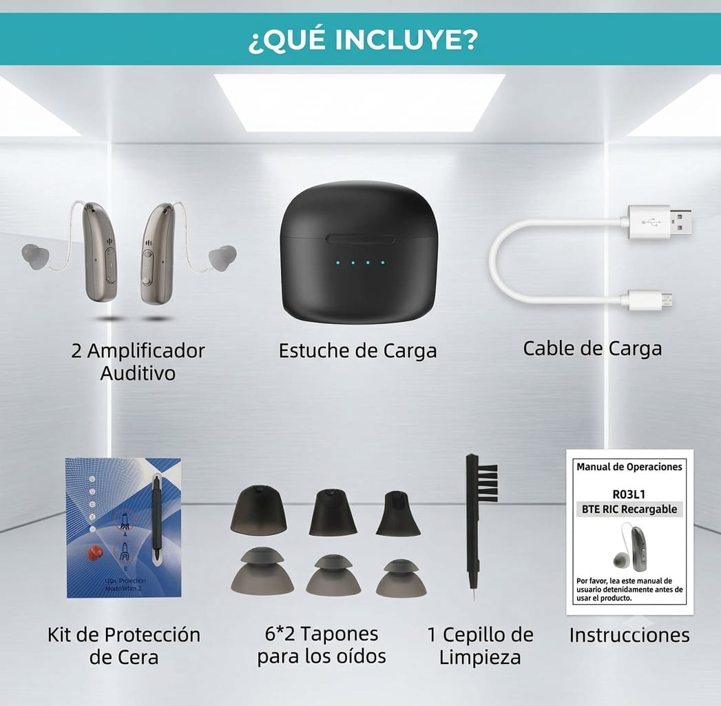 Rechargeable Digital BTE Hearing Aid Adjustable Volume Deaf Mini Sound Amplifier Portable Elderly Hearing Amplifier